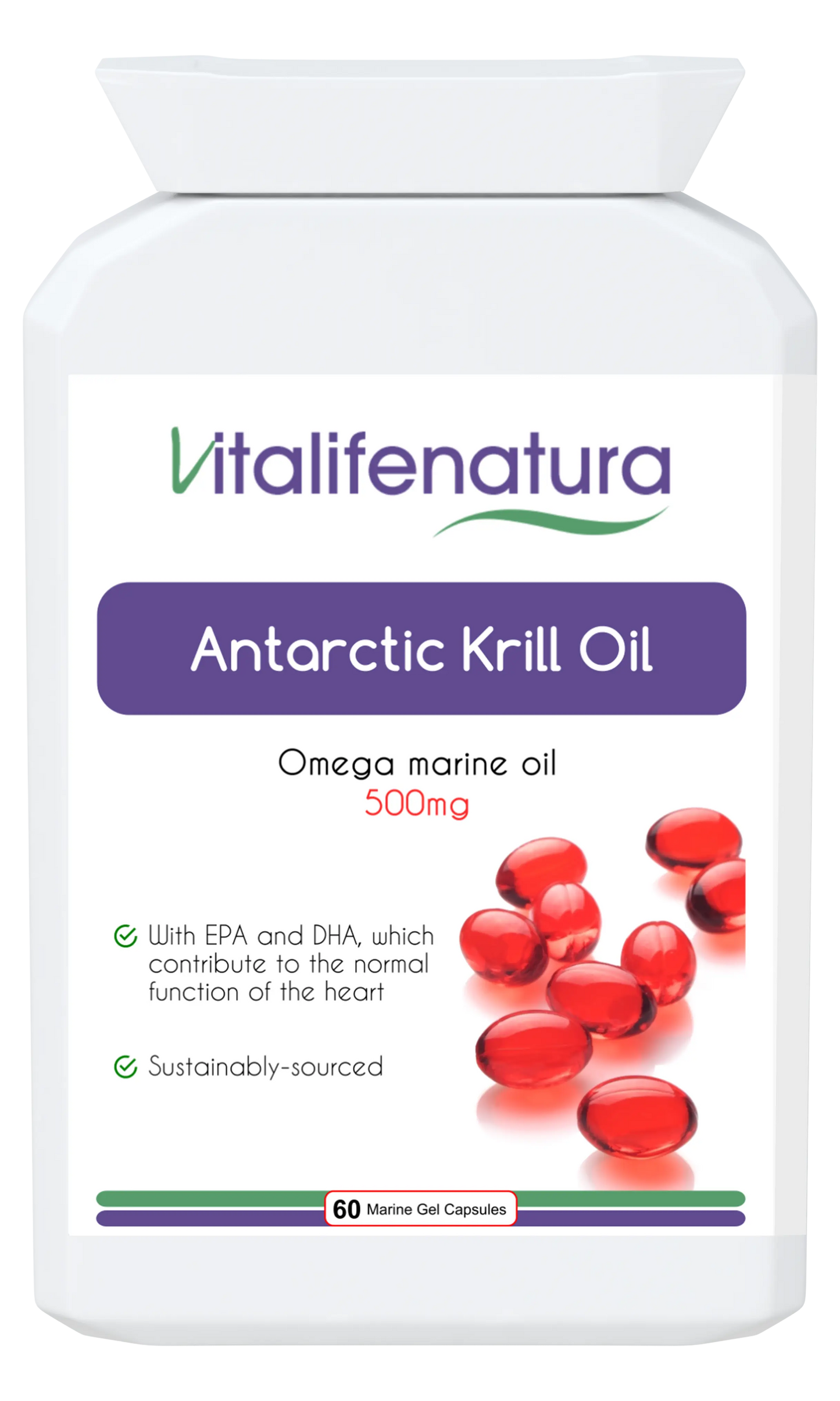 Antarctic Krill Oil 60 capsules Vitalifenatura