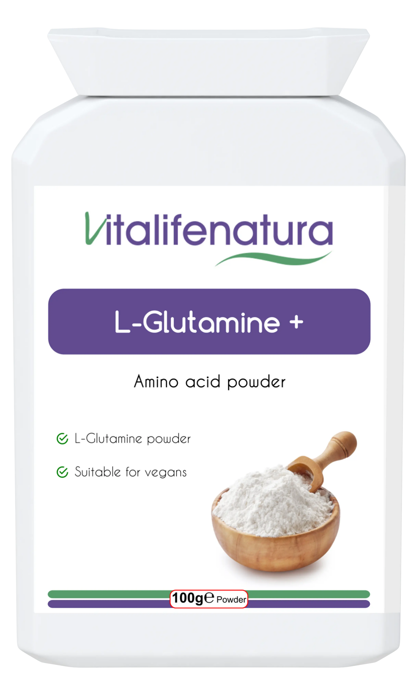 L-Glutamine + 100g Powder Vitalifenatura