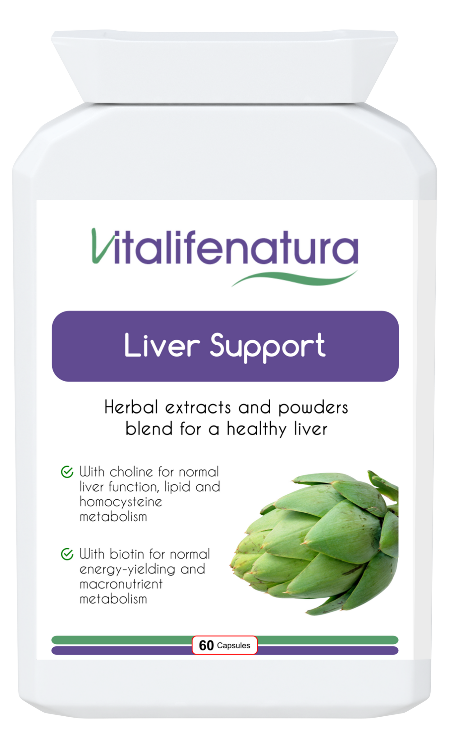 Liver Support 60 Capsules Vitalifenatura