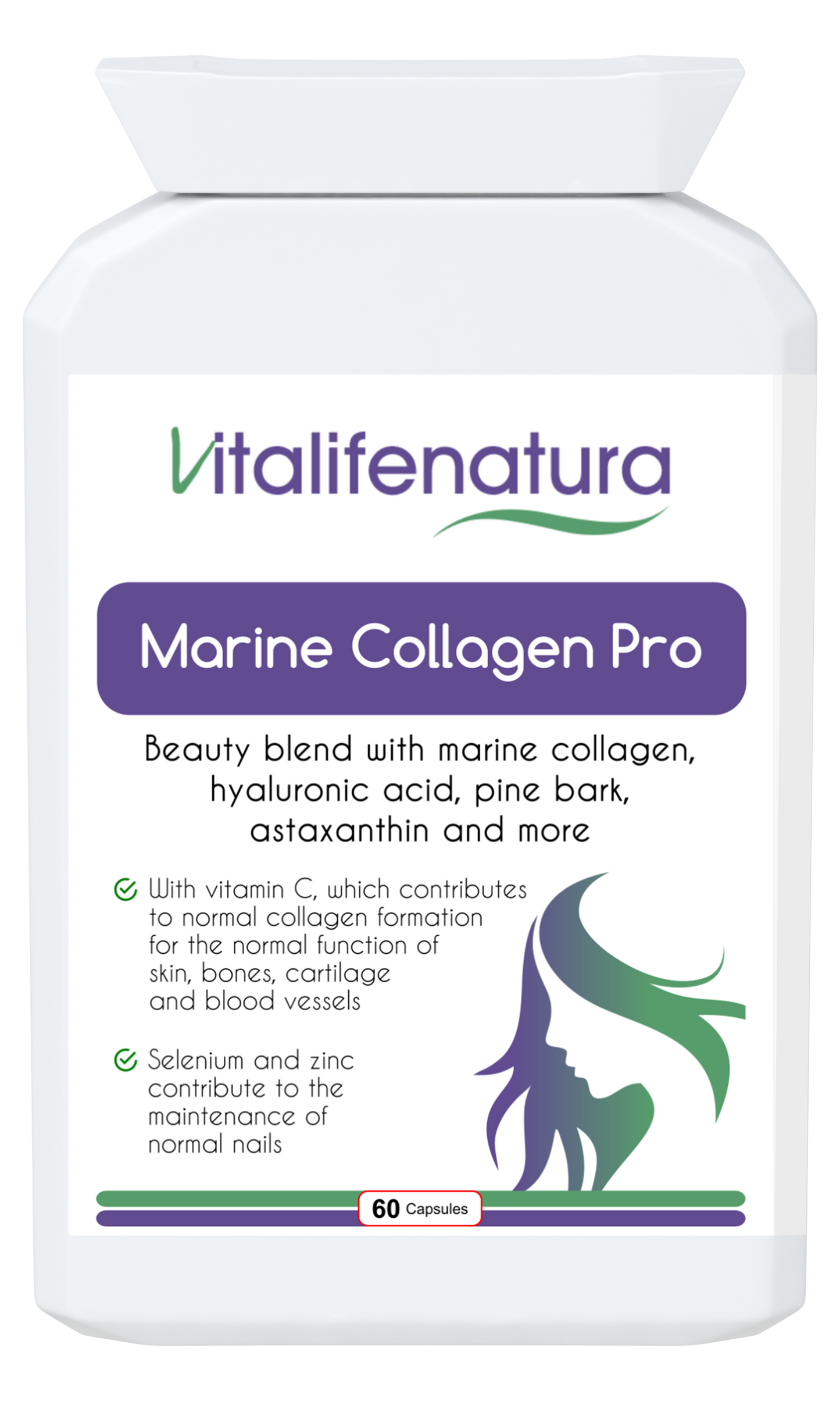 Marine Collagen Pro 60 Capsules Vitalifenatura