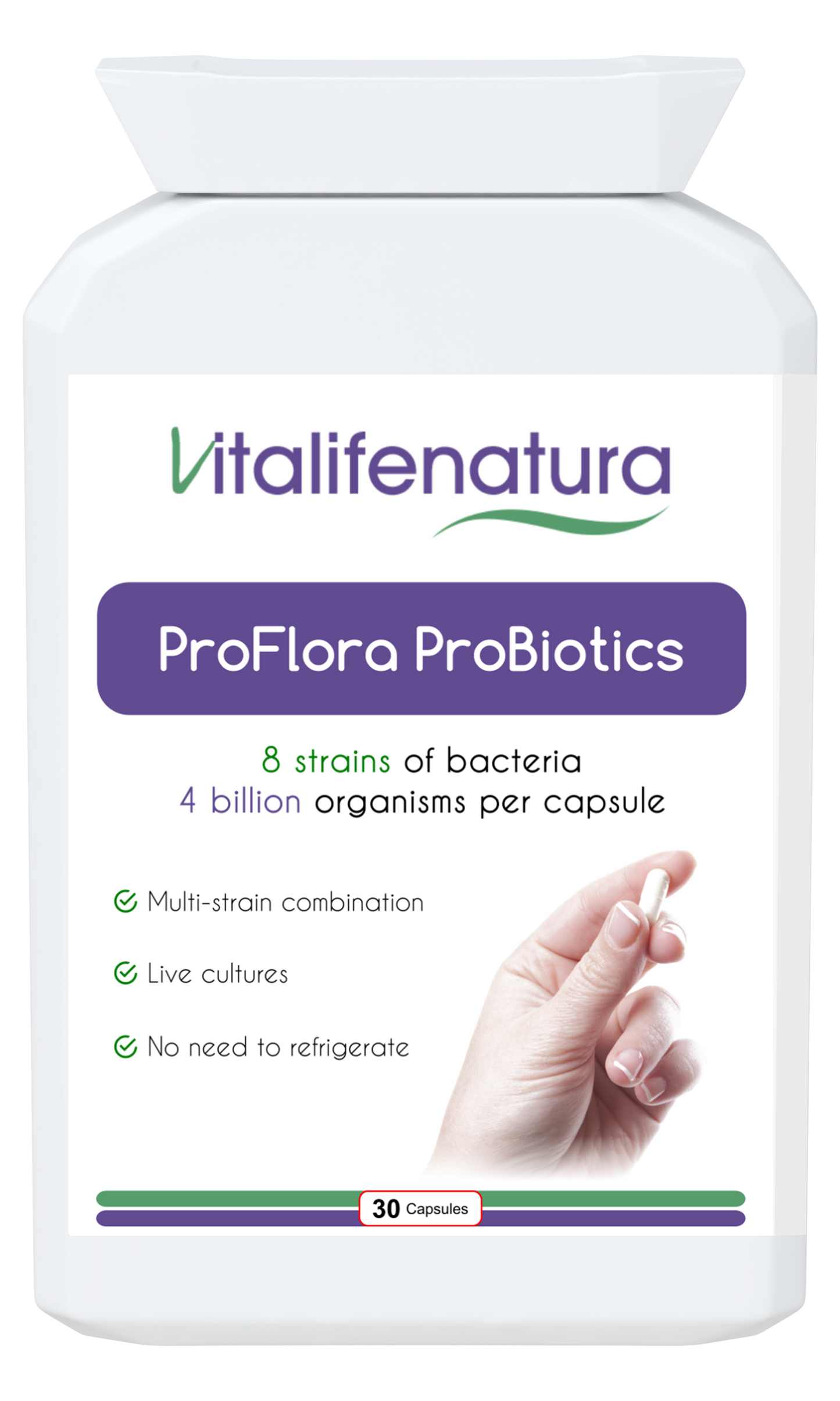 ProFlora Probiotics 30 capsules Vitalifenatura