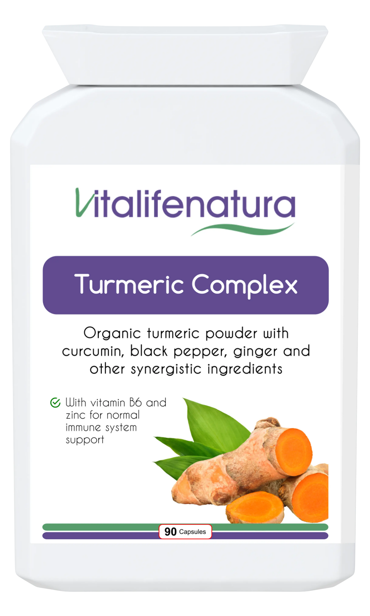 Turmeric Complex 90 Capsules Vitalifenatura