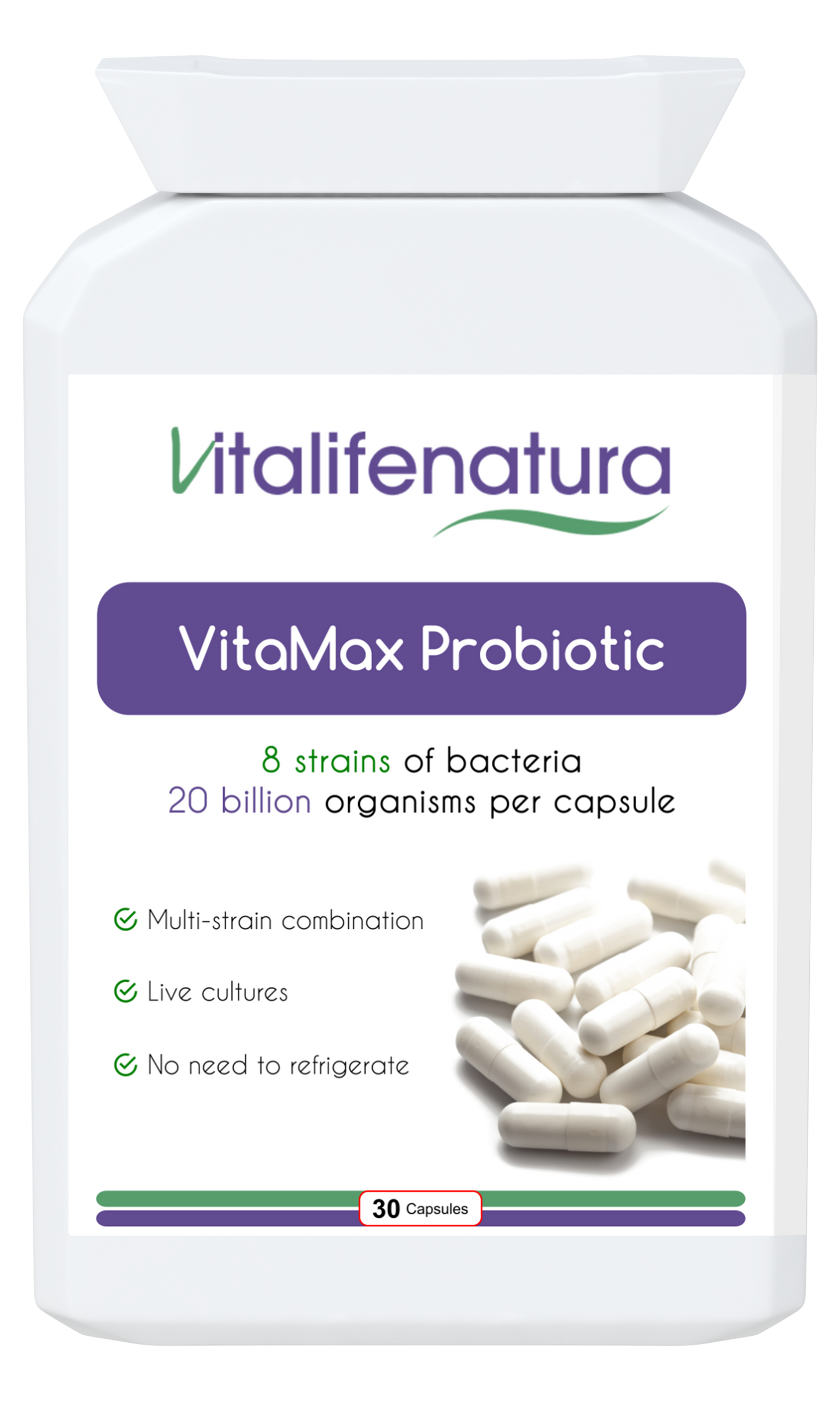 VitaMax Probiotic 30 capsules Vitalifenatura