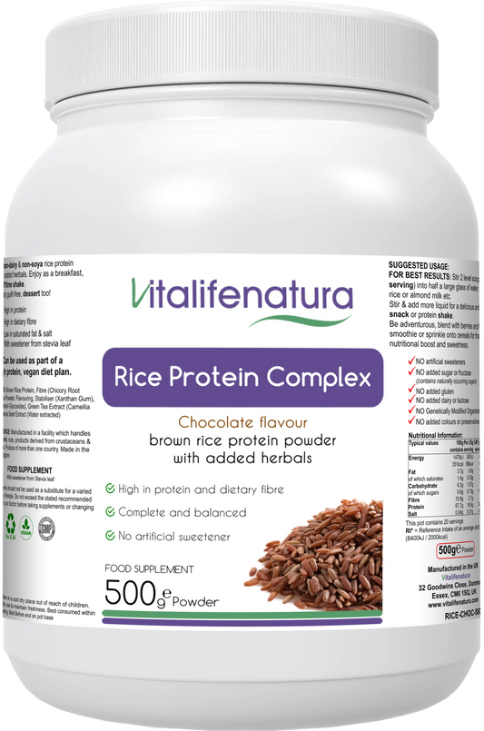 "Rice Protein Complex 500G Powder Vitalifenatura"
