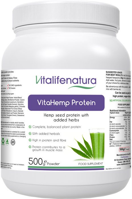 VitaHemp Protein 500g Powder