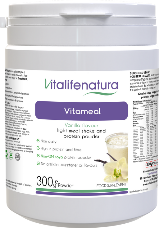 Vitameal Vanilla Flavour 300g Powder