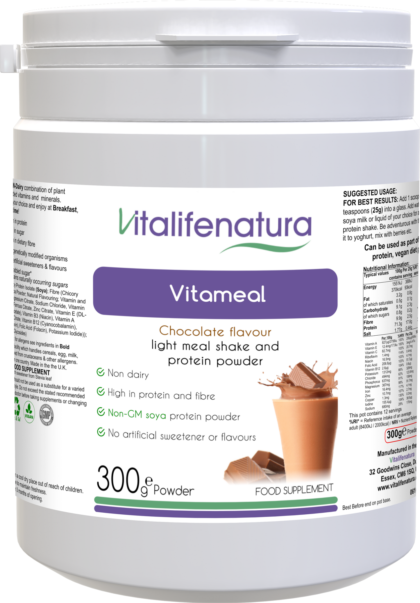 Vitameal Chocolate Flavour 300g Powder